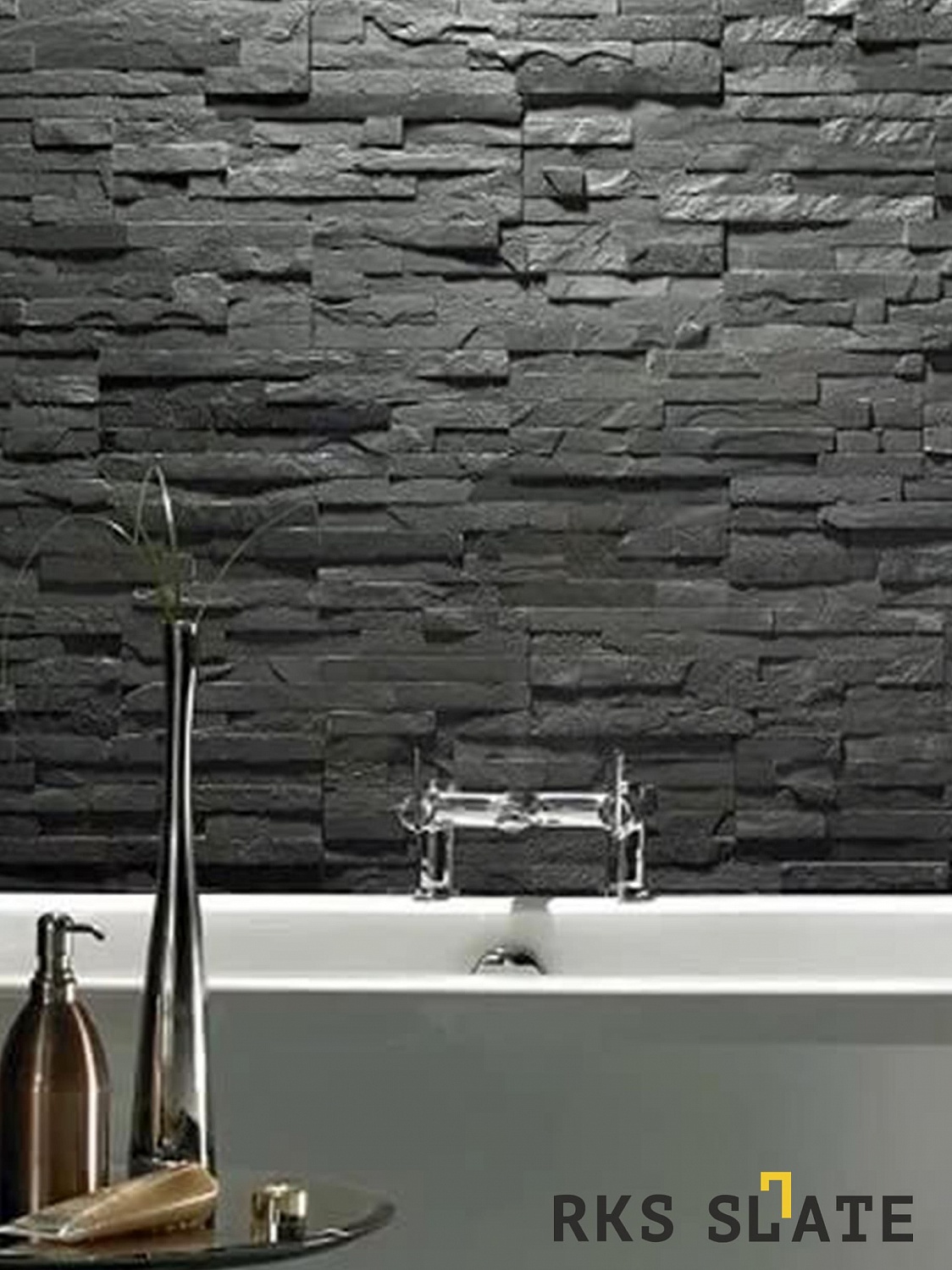 3D панели RKS SLATE Сланец Matt Black Slate Classic