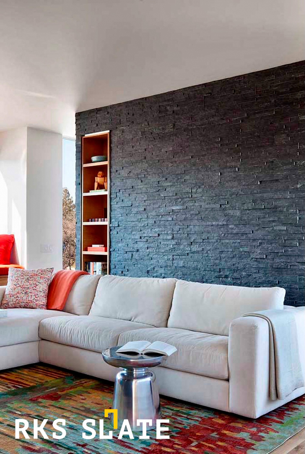 3D панели RKS SLATE Сланец Black Slate Classic