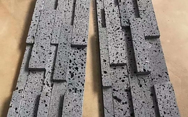 Разработанная 3D панель RKS SKATE Black Lava специально для проекта архитектора.