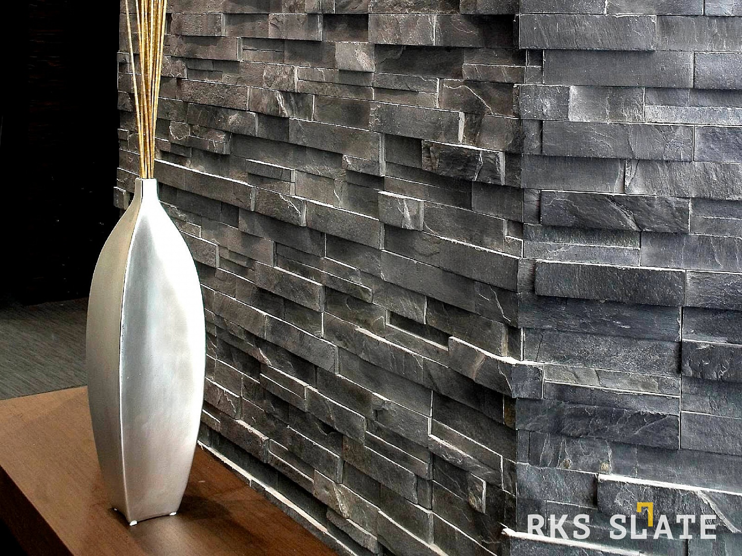 3D панели RKS SLATE Сланец Black Slate Classic