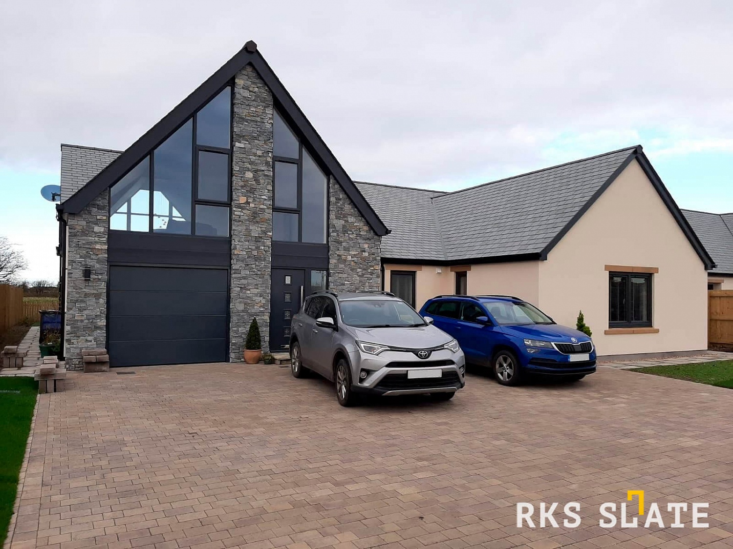 3D панели RKS SLATE Сланец Black Slate Country