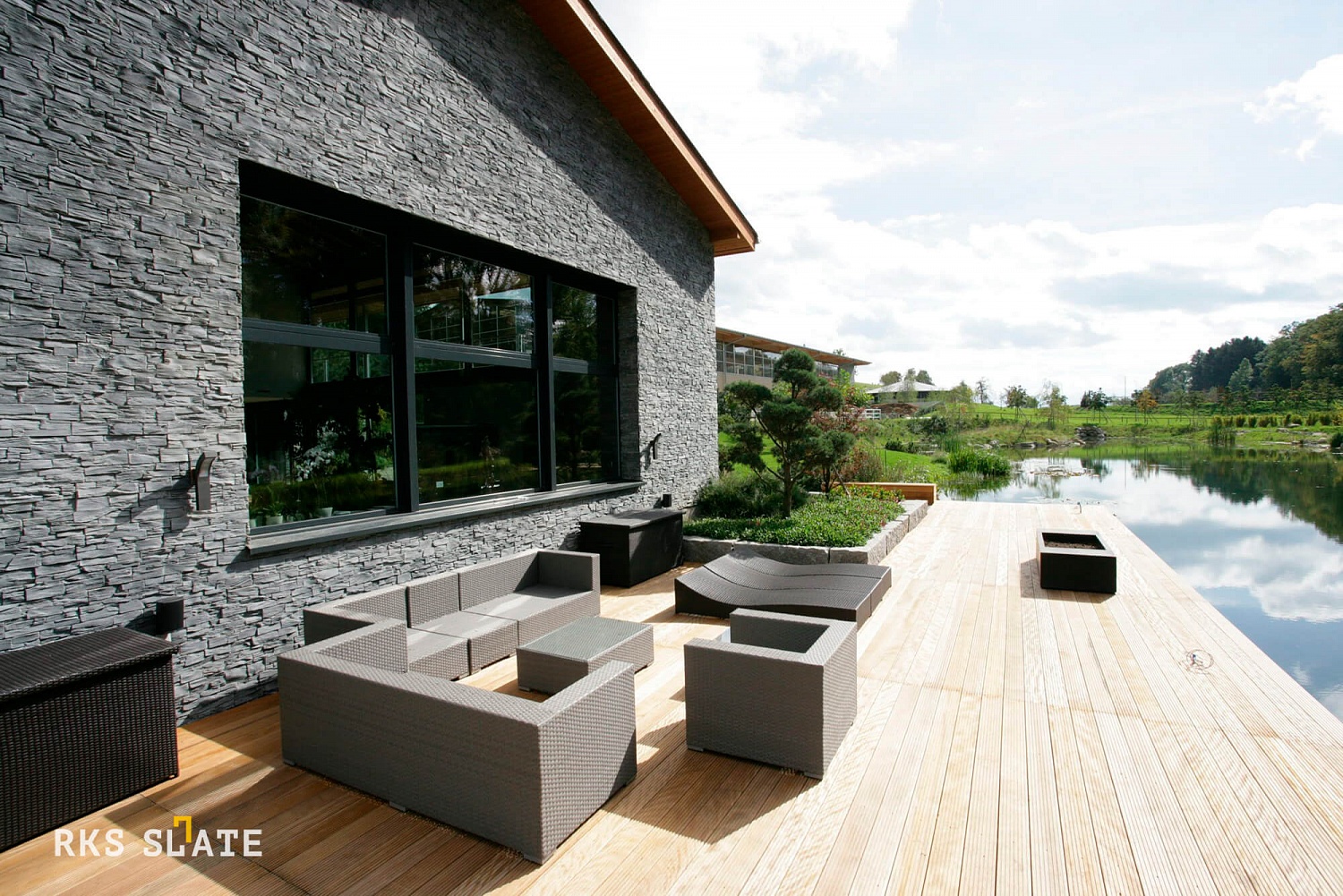 3D панели RKS SLATE Сланец Black Slate Country