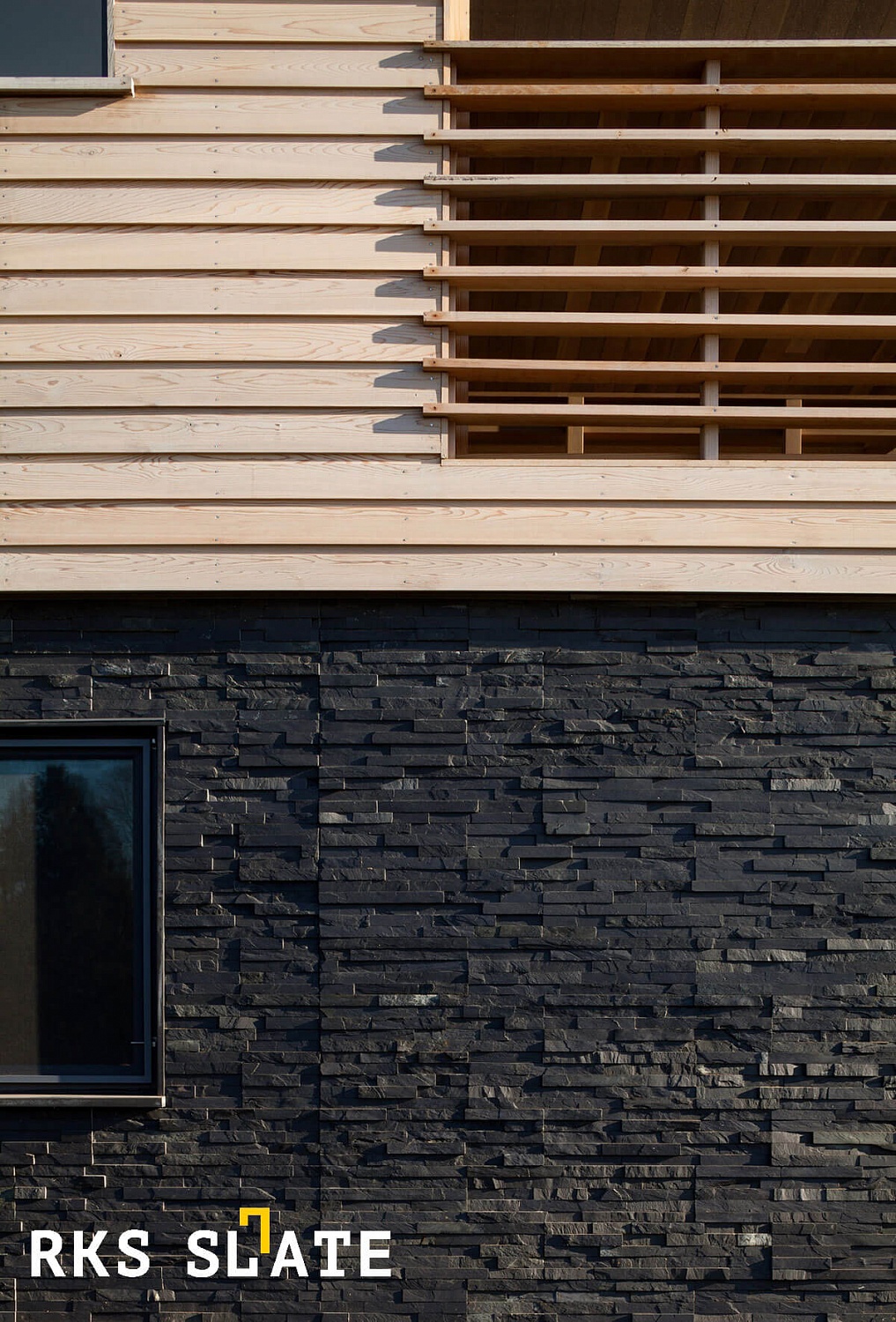 3D панели RKS SLATE Сланец Black Slate Classic