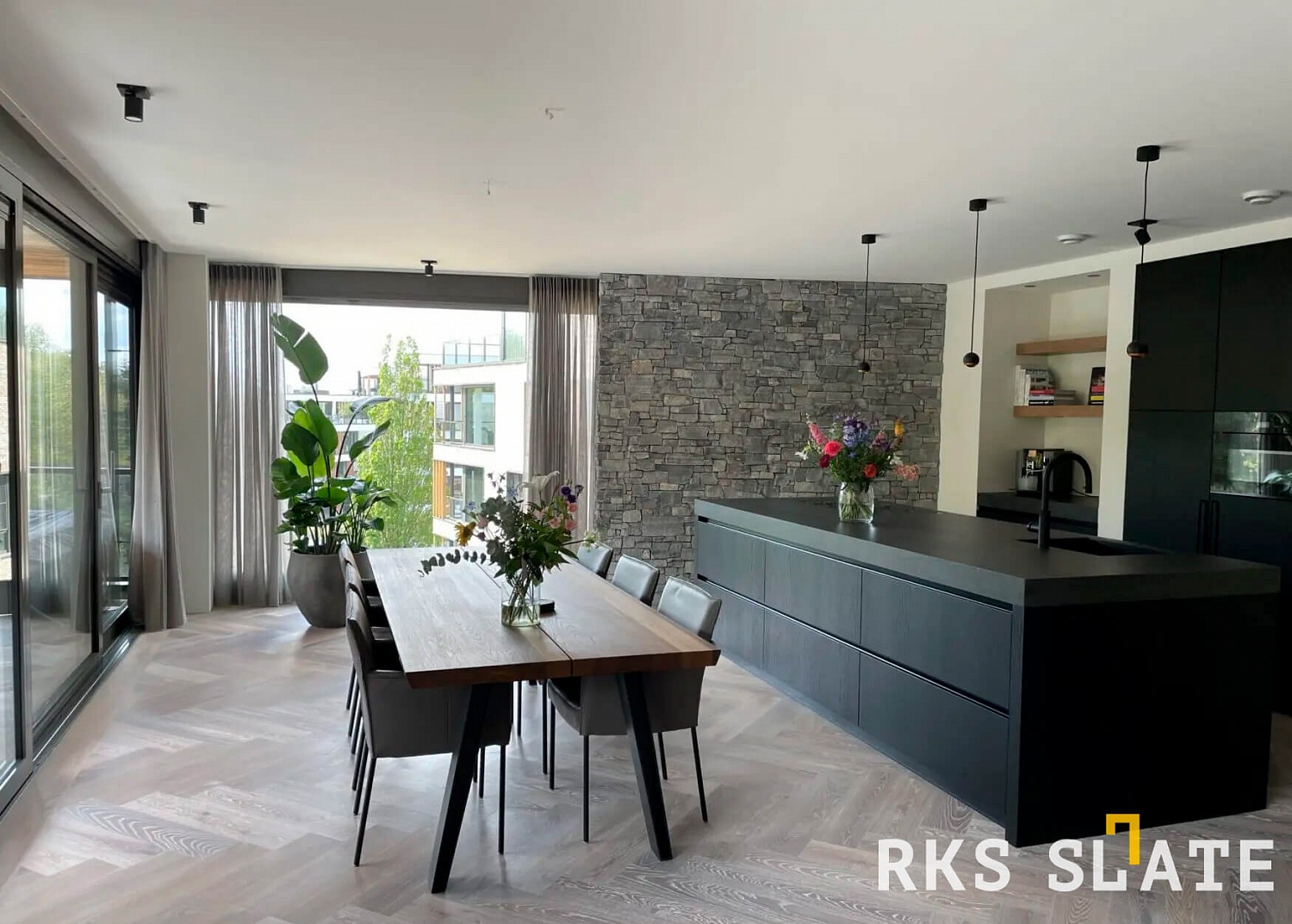 3D панели RKS SLATE Гранит Sesame Grey Country