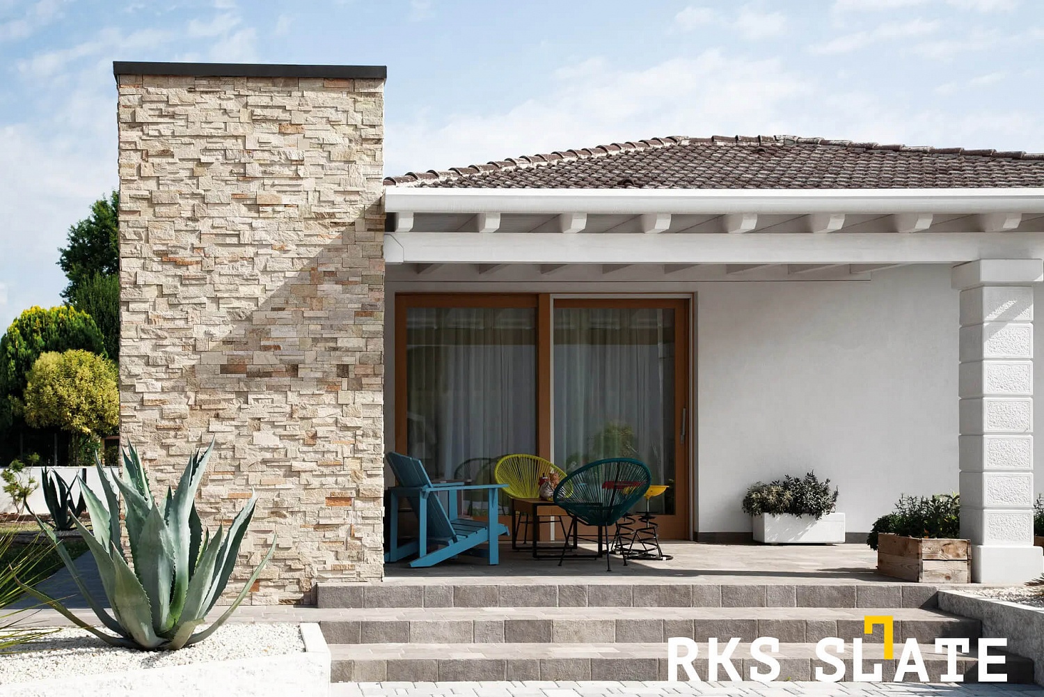 3D панели RKS SLATE Сланец Beige Slate Modern