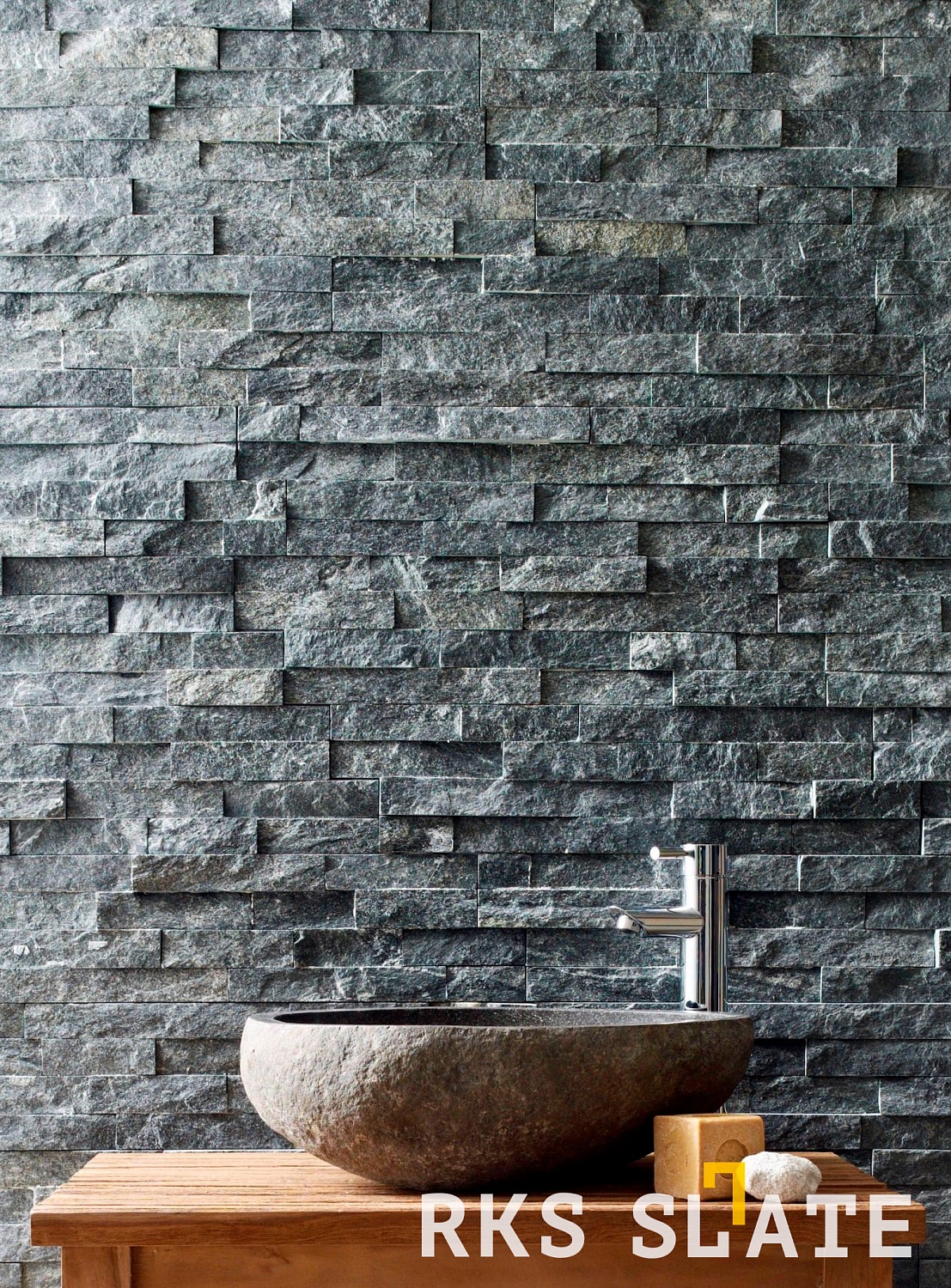 3D панели RKS SLATE Кварцит Black Quartz Classic