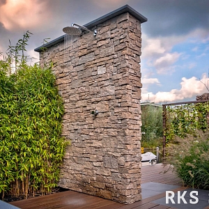 Отделочный камень 3D панели RKS SLATE Кварцит Sesame Yellow Country